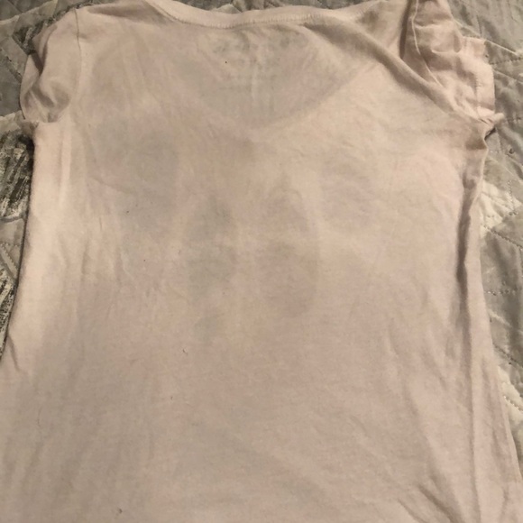 White T-shirt with feathers - Picture 3 of 3